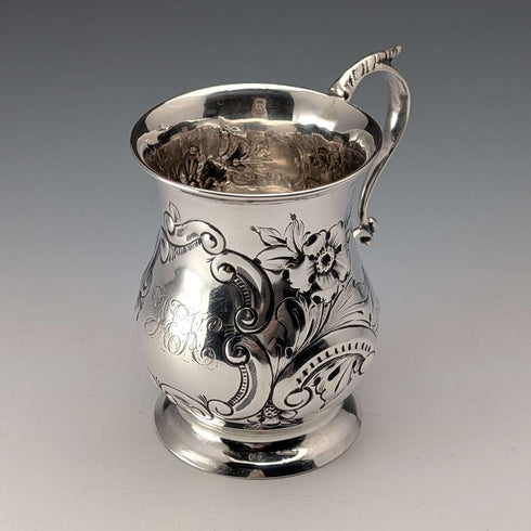 1898 British Antique Sterling Silver Small Mug, 67g, James Deakin & Sons