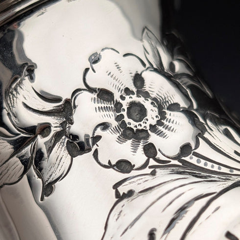 1898年 英国アンティーク 純銀製小型マグカップ 67g James Deakin&Sons