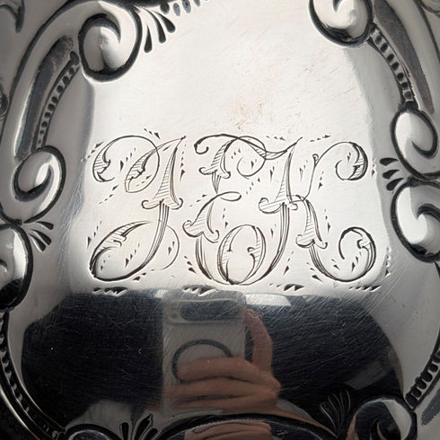 1898年 英国アンティーク 純銀製小型マグカップ 67g James Deakin&Sons