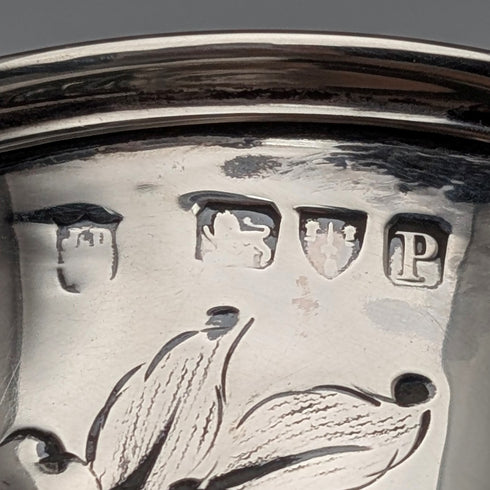 1898年 英国アンティーク 純銀製小型マグカップ 67g James Deakin&Sons