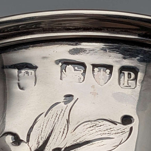 1898 British Antique Sterling Silver Small Mug, 67g, James Deakin & Sons