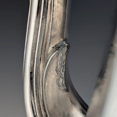 1853年 英国アンティーク シルバープレート製 コーヒーポット Thomas Bradbury & Sons