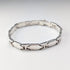 British Vintage Sterling Silver Panel Link Bracelet, 32g, WSG