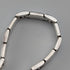 British Vintage Sterling Silver Panel Link Bracelet, 32g, WSG