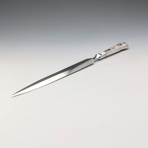 1971 British Vintage Sterling Silver Letter Opener with Case, Excellent Condition, Harrison Brothers