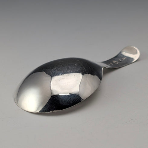 1807 British Antique Sterling Silver Tea Caddy Spoon, 9.5g, by Samuel Pemberton