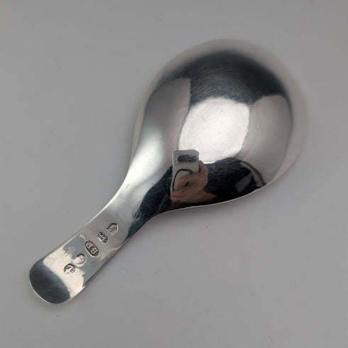 1807 British Antique Sterling Silver Tea Caddy Spoon, 9.5g, by Samuel Pemberton