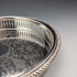 Vintage British silver-plated gallery tray, 23cm diameter, Reader's Digest, boxed