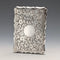 1901 British Antique Relief Sterling Silver Card Case, 70g, Colen Hewer, Cheshire