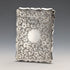 1901 British Antique Relief Sterling Silver Card Case, 70g, Colen Hewer, Cheshire
