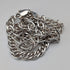 British Vintage Sterling Silver Double Curb Chain Necklace 45cm 50g BJB