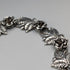 Vintage Sterling Silver Rose Flower Chain Necklace, 43cm, 65g