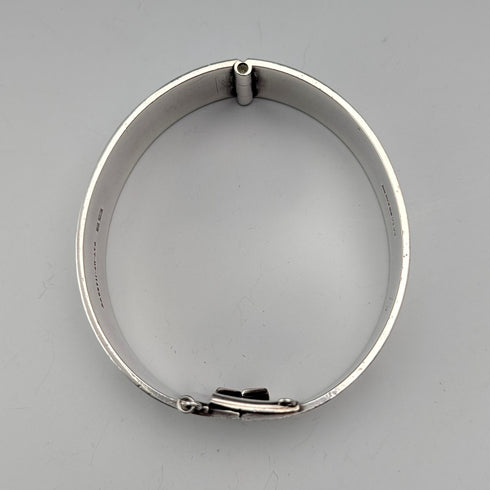 1973 British Vintage Sterling Silver Bracelet 46g Monomil Ltd