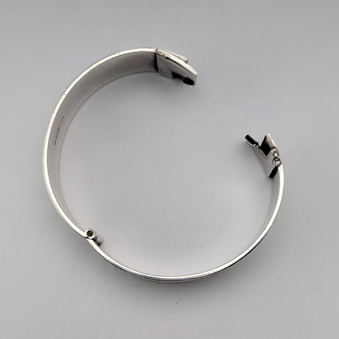 1973 British Vintage Sterling Silver Bracelet 46g Monomil Ltd