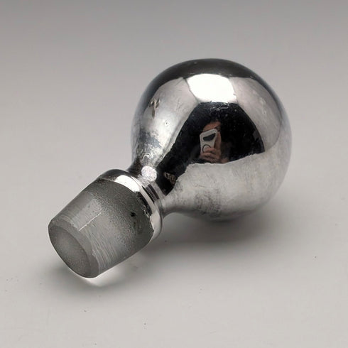 Early 20th Century Silver Overlay & Avalon Decorated Frosted Glass Perfume Bottle, DOMAR