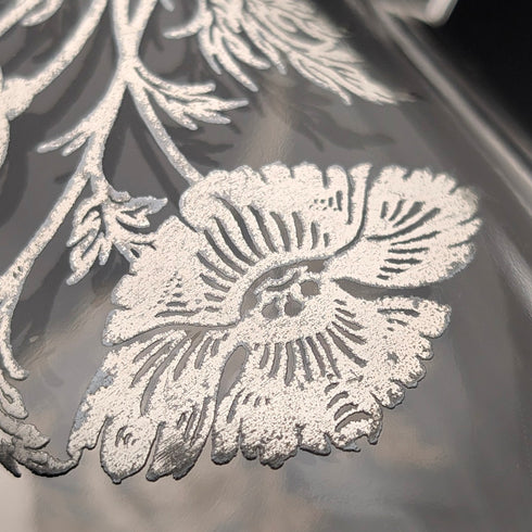 美國復古銀覆蓋糖碗與奶罐 Silver City Glass Co