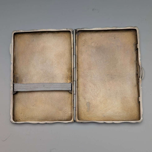 1898 British Antique Sterling Silver Cigarette Case, 69g, William Neale