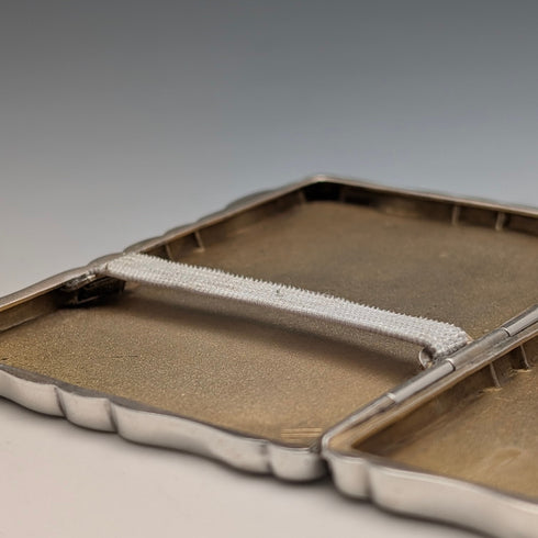 1898年 英国アンティーク 純銀製 シガレットケース 69g William Neale