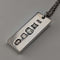 1977 British Sterling Silver Jubilee Ingot Pendant with Sterling Silver Necklace, Total 36g
