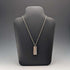 1977 British Sterling Silver Jubilee Ingot Pendant with Sterling Silver Necklace, Total 36g