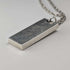 1977 British Sterling Silver Jubilee Ingot Pendant with Sterling Silver Necklace, Total 36g