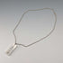 1977 British Sterling Silver Jubilee Ingot Pendant with Sterling Silver Necklace, Total 36g