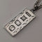 1979 British Pure Silver Ingot Pendant with Pure Silver Necklace, Total 24g, P&RB