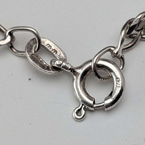 1979 British Pure Silver Ingot Pendant with Pure Silver Necklace, Total 24g, P&RB