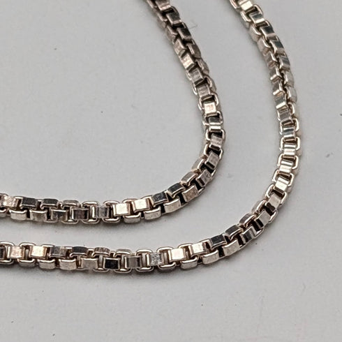 ヴィンテージ 純銀製スター型ペンダント 純銀ネックレス付き 計8g