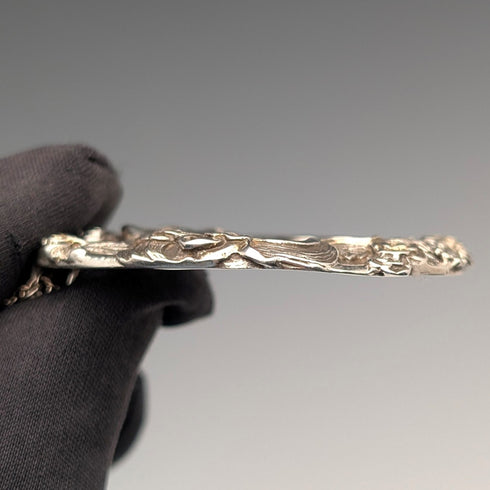 英国復古 純銀製獨角獸墜飾 附純銀項鍊 總重16.7g