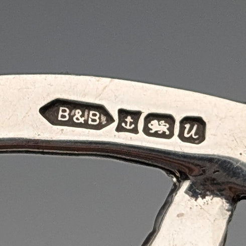 英国復古 純銀製獨角獸墜飾 附純銀項鍊 總重16.7g