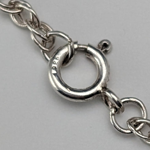 英国復古 純銀製獨角獸墜飾 附純銀項鍊 總重16.7g