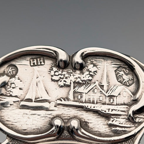 1920年 オランダアンティーク シルバー製ティーストレーナー 31g Hendrick Hoojikass