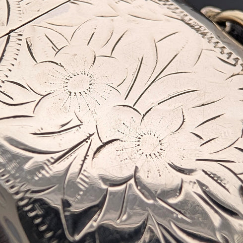 1911年 英国アンティーク 純銀製 ヴェスタケース 18g マッチケース Arthur Barnett&Co