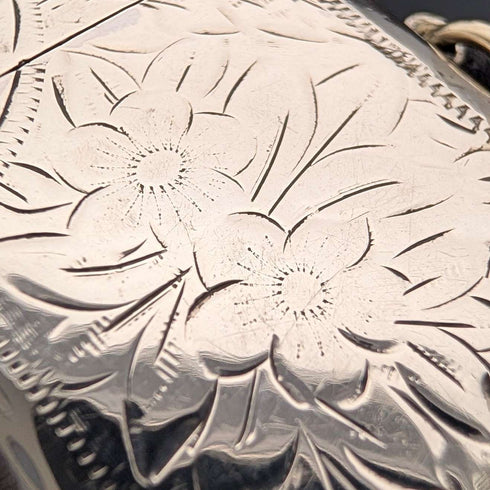1911 British Antique Sterling Silver Vesta Case 18g Match Case Arthur Barnett & Co
