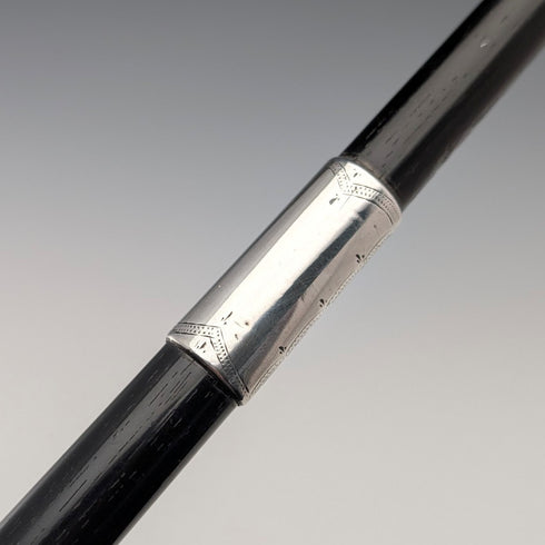 1912年 英国アンティーク 純銀装飾 バトン 52cm Ebenezer Neewman