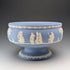 Vintage British Wedgwood Jasperware Large Footed Bowl, Pale Blue