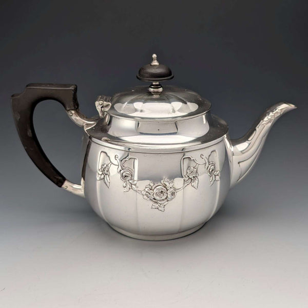 1915年頃 英国アンティーク シルバープレート製ティーポット Elkington