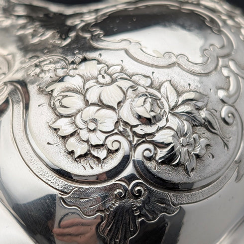 1863年 英國古董 鍍銀 茶具 3件組 Thomas Bradbury