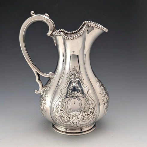 1863年 英國古董 鍍銀 茶具 3件組 Thomas Bradbury