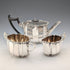 Early 20th Century British Antique Silverplate Bachelor Tea Set, 3-Piece Set, JAMES DIXON & SON