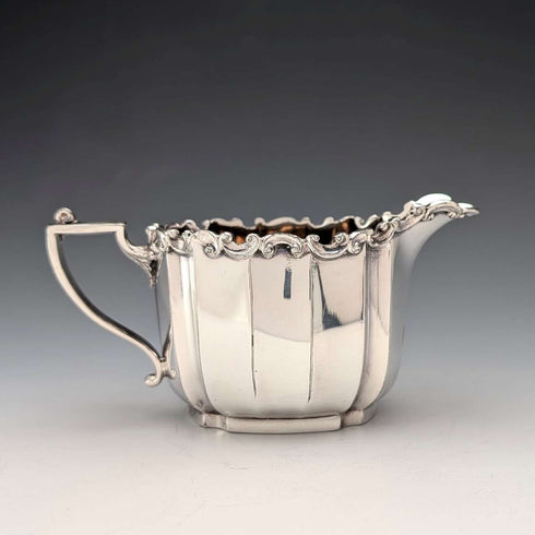 Early 20th Century British Antique Silverplate Bachelor Tea Set, 3-Piece Set, JAMES DIXON & SON