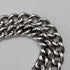 1911 British Antique Sterling Silver Double Albert Chain, 40g, with Sterling Silver Medal Fob