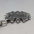 1894 British Antique Sterling Silver Albert Chain, 60g, with Sterling Silver Medal Fob