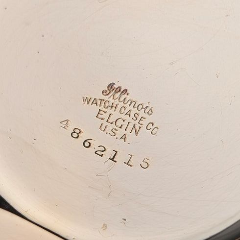 1917年頃 米国アンティーク ウォルサム 懐中時計 金張りハーフハンター 整備済