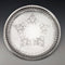 Antique British Silverplate Round Tray, 30cm Diameter, WCG
