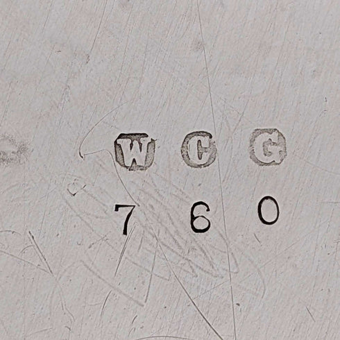 英國古董 鍍銀圓形托盤 直徑30cm WCG