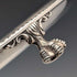 1879 British Antique Silverplate Footed Serving Dish, Diameter 30cm, Benjamin W Ramsden