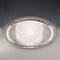 Antique British Silverplate Oval Large Gallery Tray, 39cm Wide, Queen Anne Period, Unused.