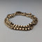 Vintage Sterling Silver Gold-Plated Snake Chain Bracelet 18g